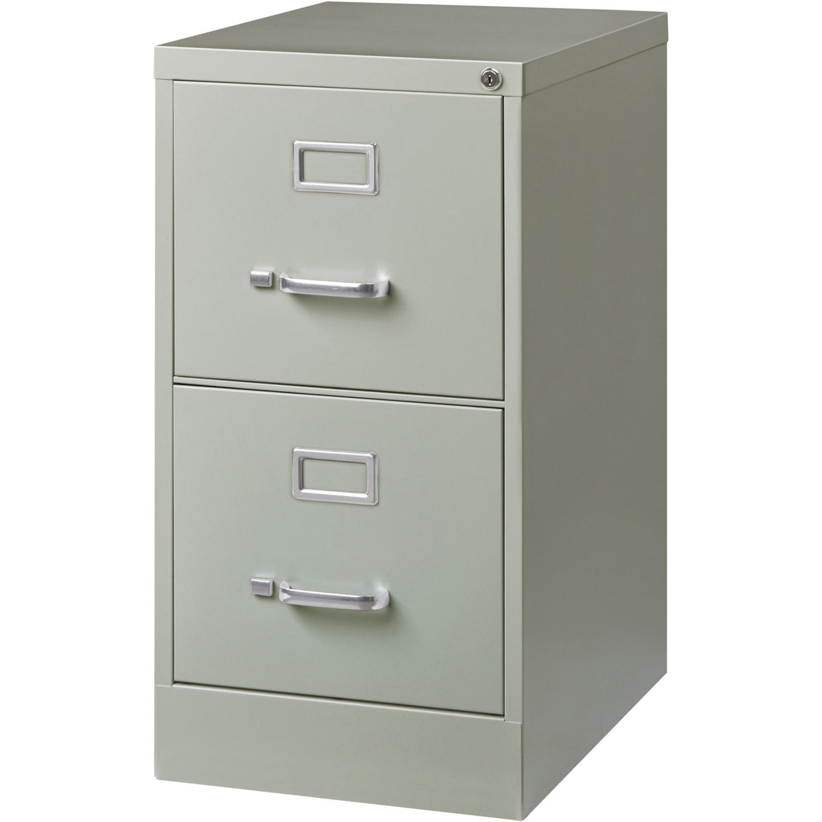 Lorell LLR42292 2-Drawer Vertical File, 15" x 22" x 28, Light Gray