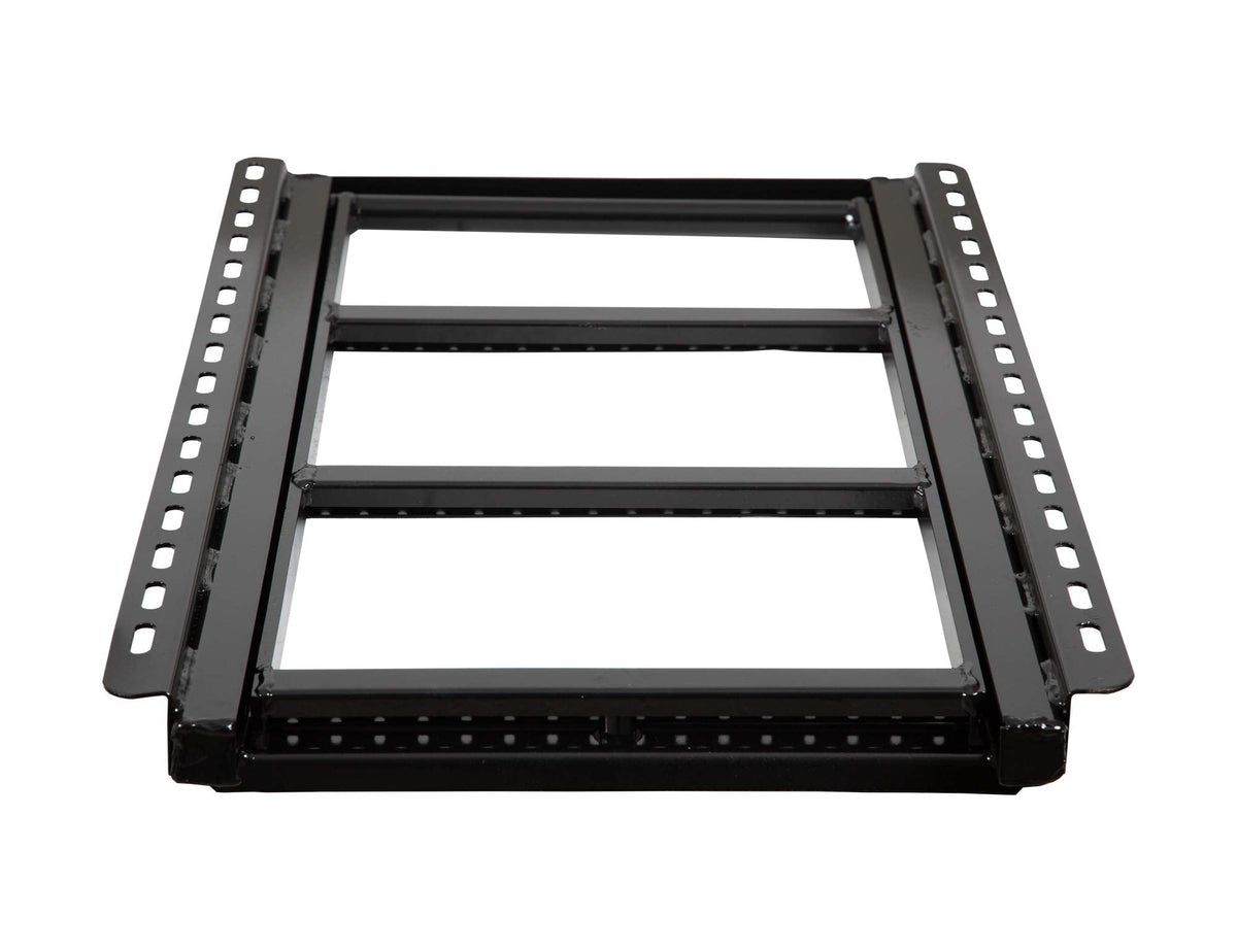 Buyers Products 5233000 Black 3 Rung Retractable Truck Step, Heavy Duty Non Slip Truck Bed Ladder Step for Trucks, Trailers, Semis, Powder Coated Steel, Slide In Storage, Bolt On or Weld On Install