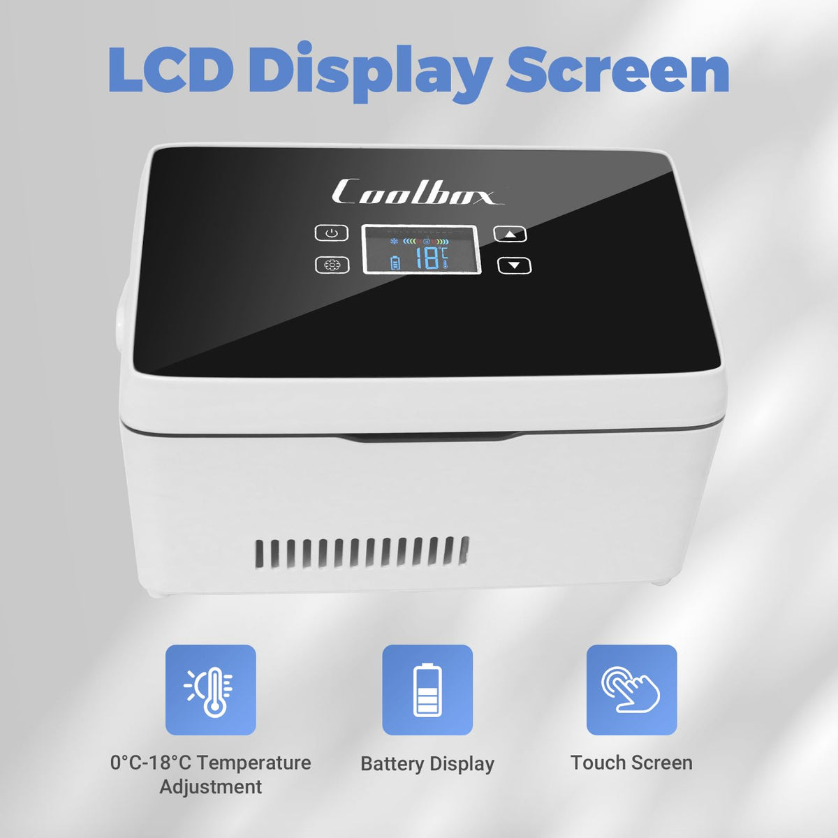 Electric Insulin Cooler Travel Case Box, Insulin Fridge Portable Insulin Refrigerator, Diabetic Travel Case, TSA Approved Battery Powered, 32℉-64℉Temperature Control LCD Display