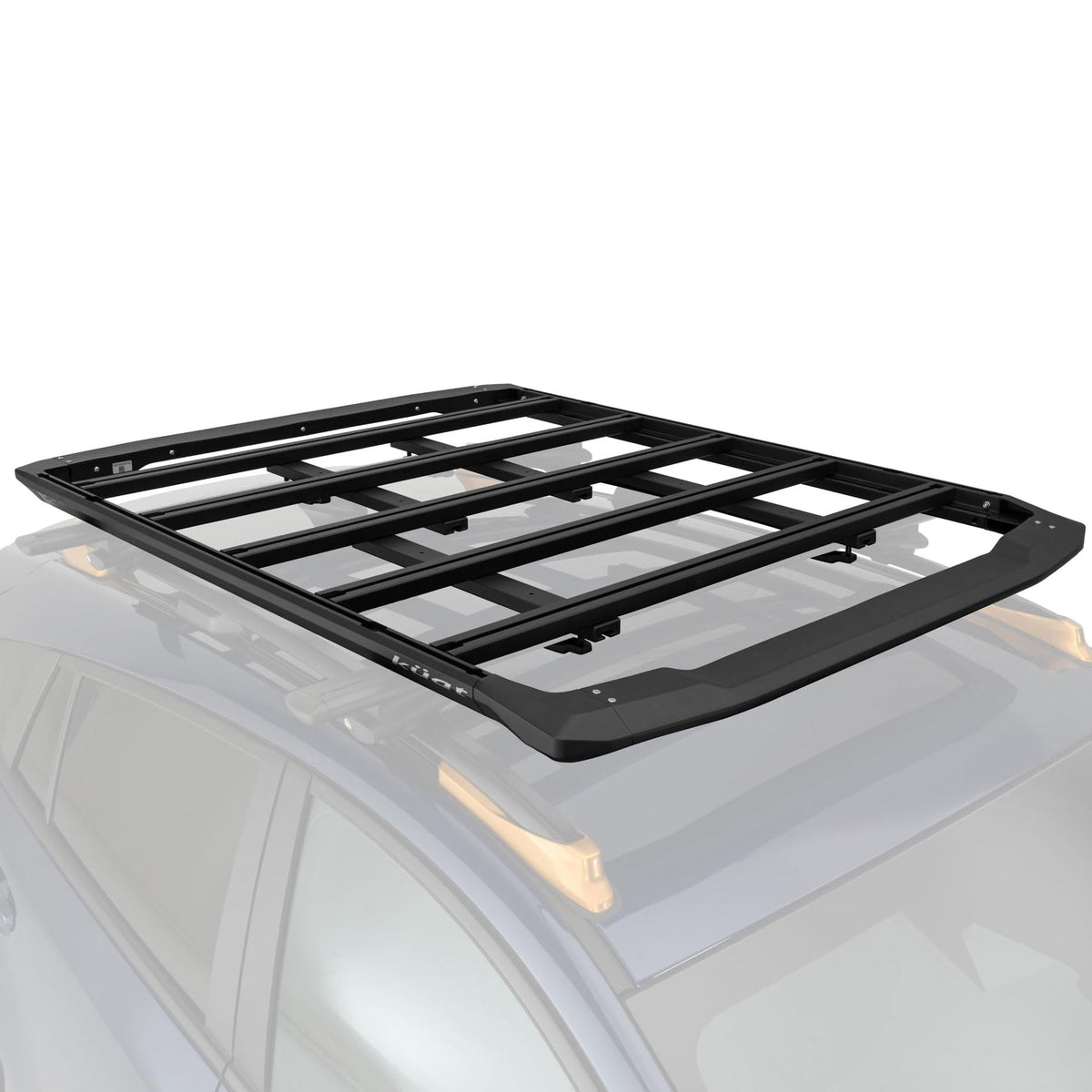 KUAT DEK Crossbar Mounted Rooftop Platform Rack Non-Lit with Adjustable Crossbars and Universal Secure Mounting System, 300lbs Capacity, 47" W x 60" L