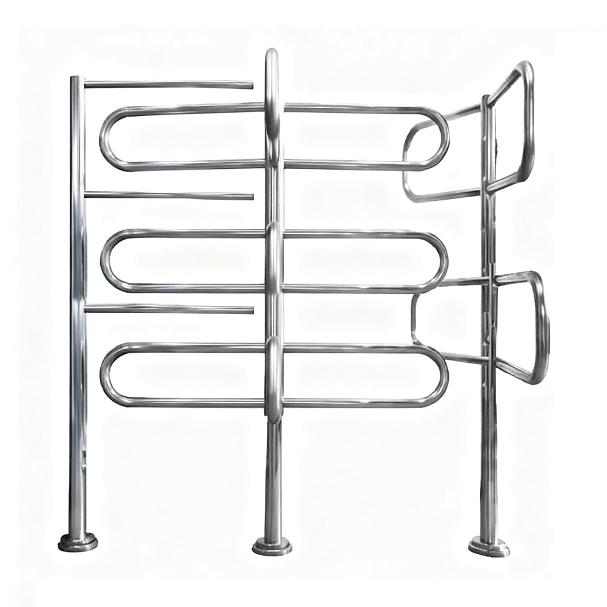 Manual Swing Gate, One-Way Push-in Rotating Barrier for Entrance Control in Supermarkets and Factories