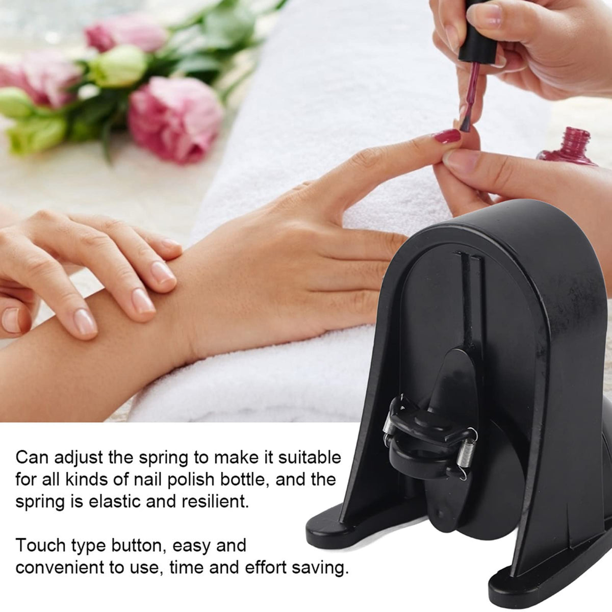 Mini Vortex Mixer, Nail Polish Shaker, Paint Mixer, Gel Liquid Bottle Shaking Machine Tools, Can Adjust The Spring To Make It Suitable For All Kinds Of Nail Polish Bottle
