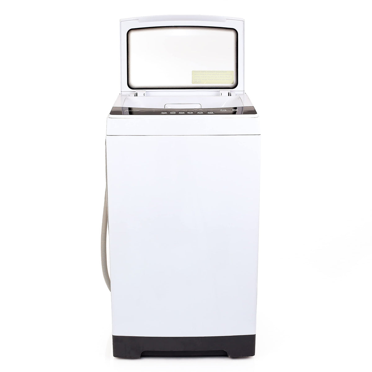 Avanti STW16D0W Portable Washing Machine 1.7 Cu. Ft. Capacity, Top Loading with Hot and Cold Water Inlets, 6 Cycles, Compact for Apartments Dorms and RVs, White