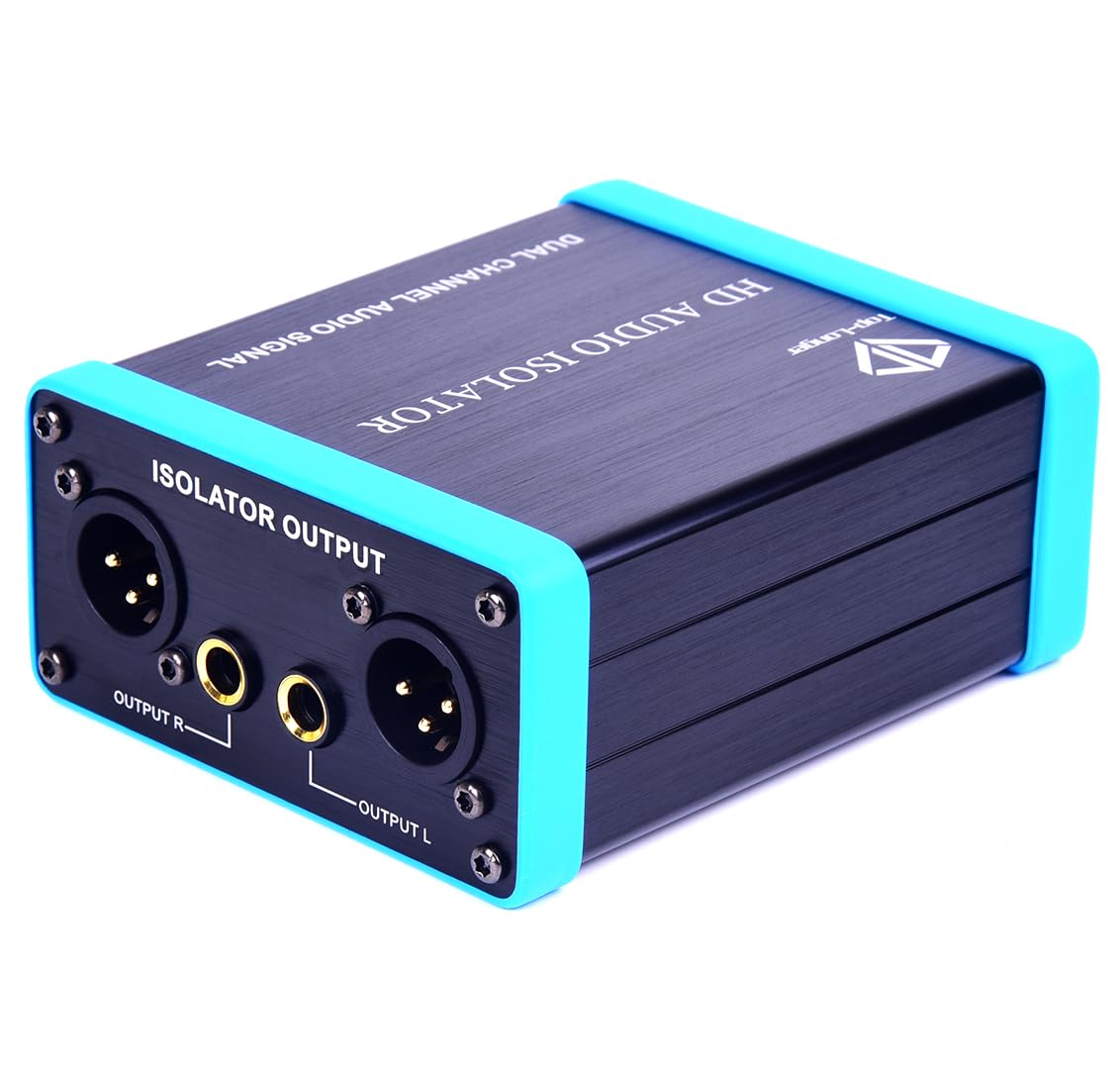Top-Longer Elimination Transformer XRL/6.35/TRS / 1/4 TS Audio Isolation Noise Stop Unwanted Buzzing or Humming from Sound Systems and PA Troubleshoot and Eliminate AC Hum on Sound System…