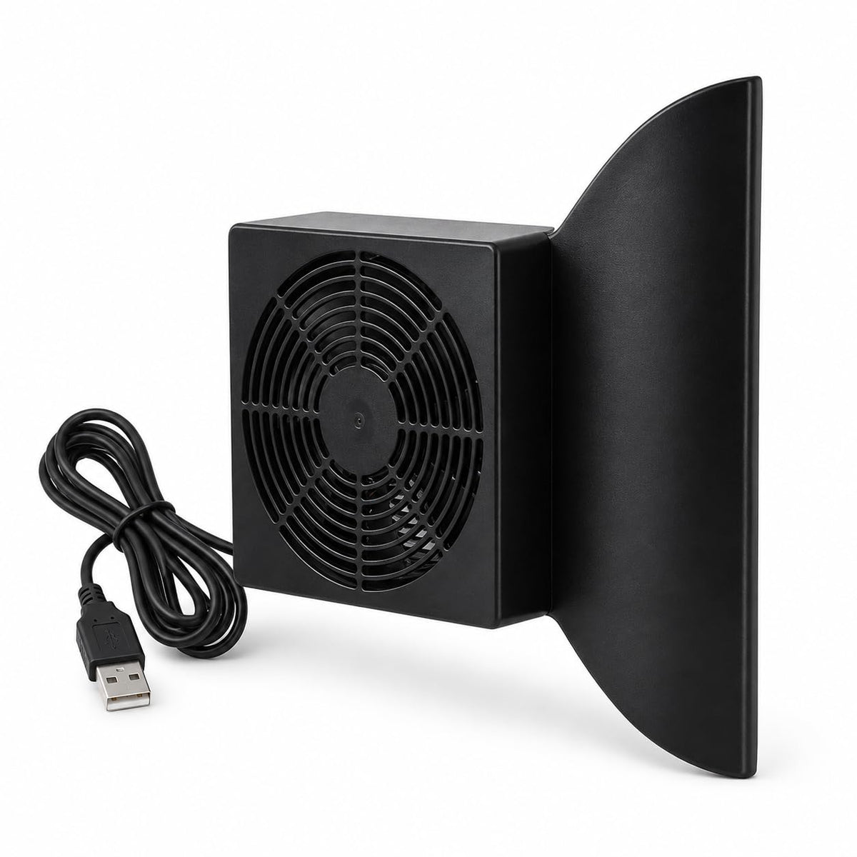Cabinet Cooling Fan – No Drilling Required, Quiet Slim Fan for Home Theater AV Cabinets, Electronics Enclosures, Server Racks, and Ventilated Doors