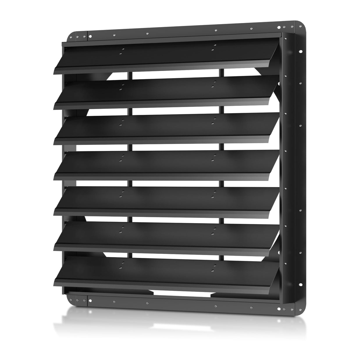 30 Inch Galvanized Sheet Spraying Automatic Exhaust Shutter Louver Vent (No Fan Blades and Motor) for Home Attics, Workshops, Barn, Greenhouse