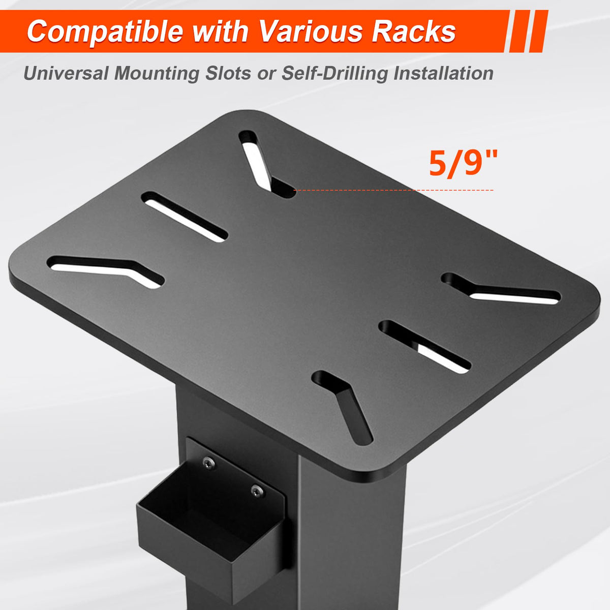 LMYYGOO Bench Grinder Stand, Heavy-Duty Floor Pedestal with 13.77" x 9.84" Mounting Plate, 32.67" Height, Pre-Cut Slots & Water Pot, Compatible with Bench Grinders, Vises, Drill Press and More