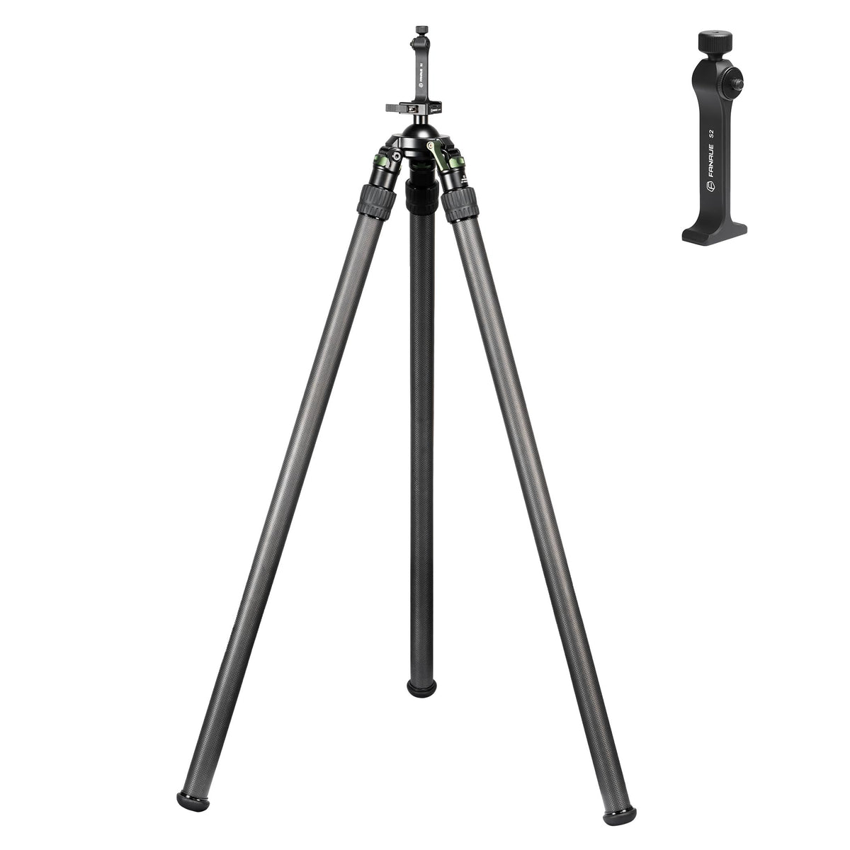 FANAUE Hunting Tripod Quick Release Plate Features Arca Swiss Dovetail Mount Carbon Fiber Tripod Binocular Tripod Adapter with 1/4-20" Thread for Bird Watching, Hunting, Astronomy, Animal Observation.