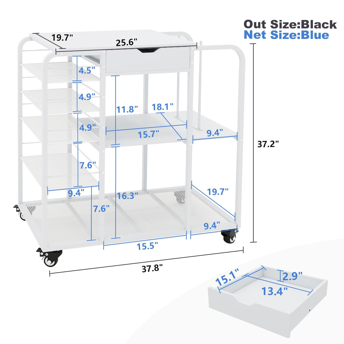 PUNCIA All-In-One Movable Tumbler and Cap Press Stand, Space Saving 3-Tier Heat Transfer Organizer Workstation with Cup Holder and Hat Storage Ideal for Craft Room Studios Home Craftsman DIY Makers