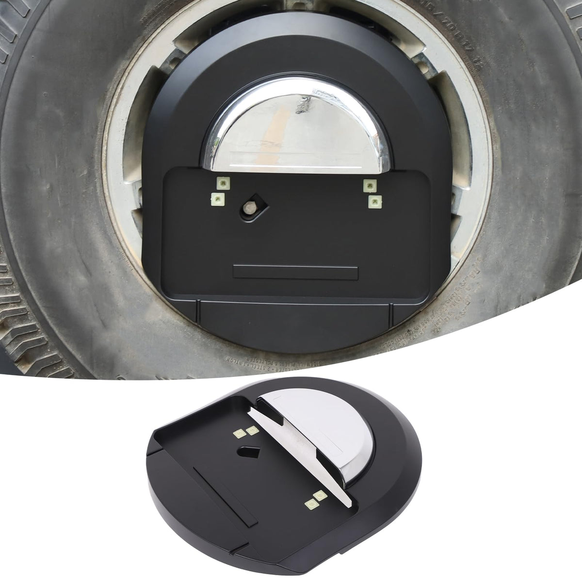PIUGILH Spare Tire Mounting License Plate Frame Compatible with Hummer H2 2003-2009 (25782333) Spare Tire Rack Rear Wheel Mount Licence Holder Bracket (Matte Black)