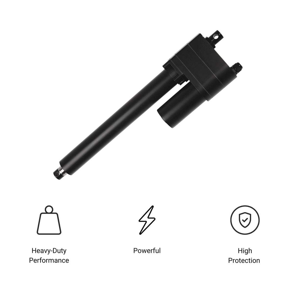 Progressive Automations 12V High Force Industrial Linear Actuator - 18 Inches Stroke, 2000 lbs Force, Positional Feedback, Built-in Potentiometer, Heavy Duty, IP65 Protection