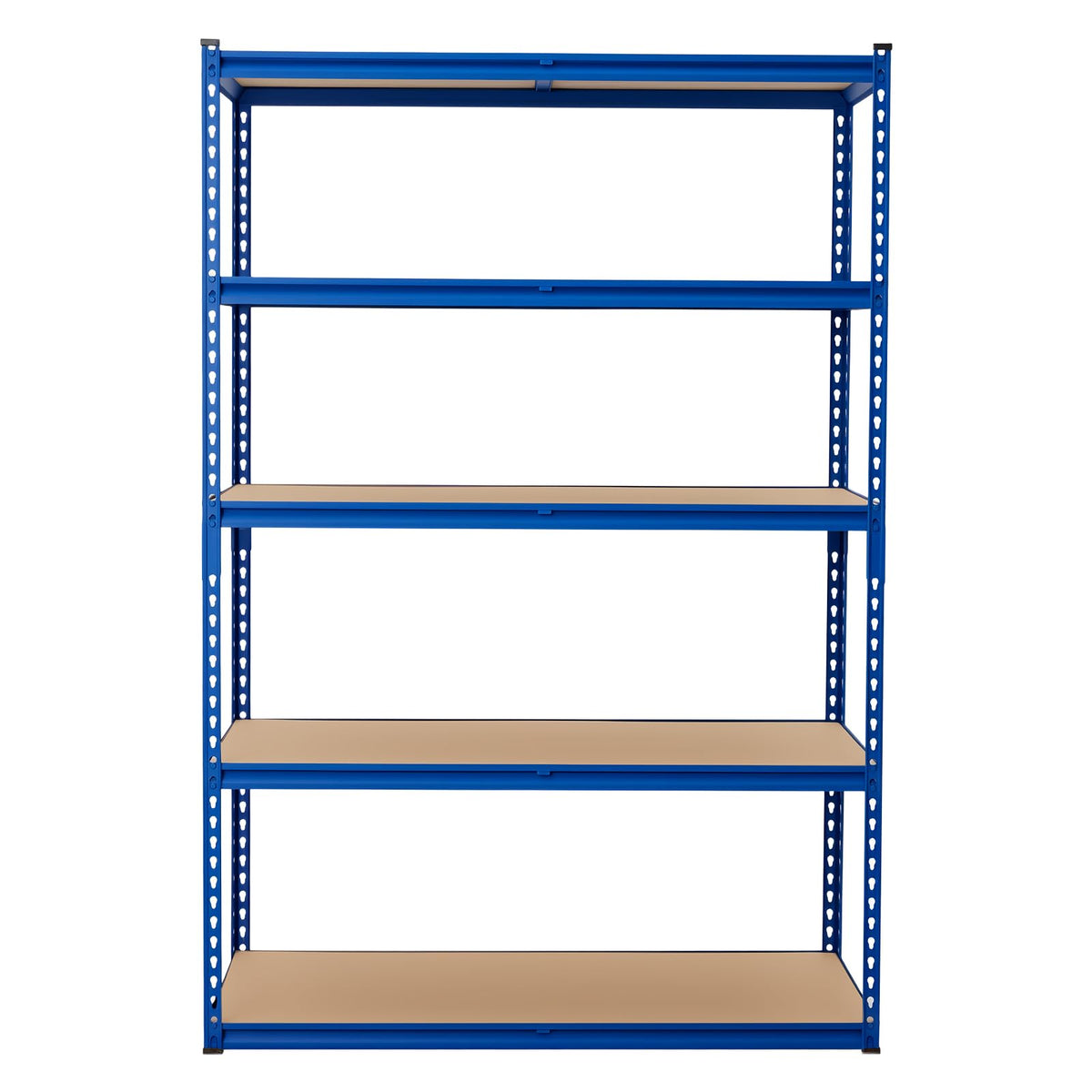 5-Tier Storage Shelving, Adjustable Garage Shelves, Meta Storage Shelving Unit with 2500LBS Capacity, Steel Wire Rack Shelf Organizer for Garage, Kitchen Pantry Basement, 48 x 24x 71inch, Blue