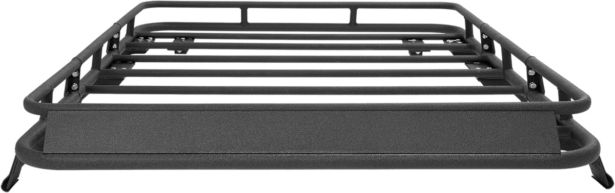 ALMULOO Roof Rack Cargo Basket Compatible with 1984-2001 Jeep Cherokee XJ Rooftop Rack Luggage Baggage Steel Black 140lbs