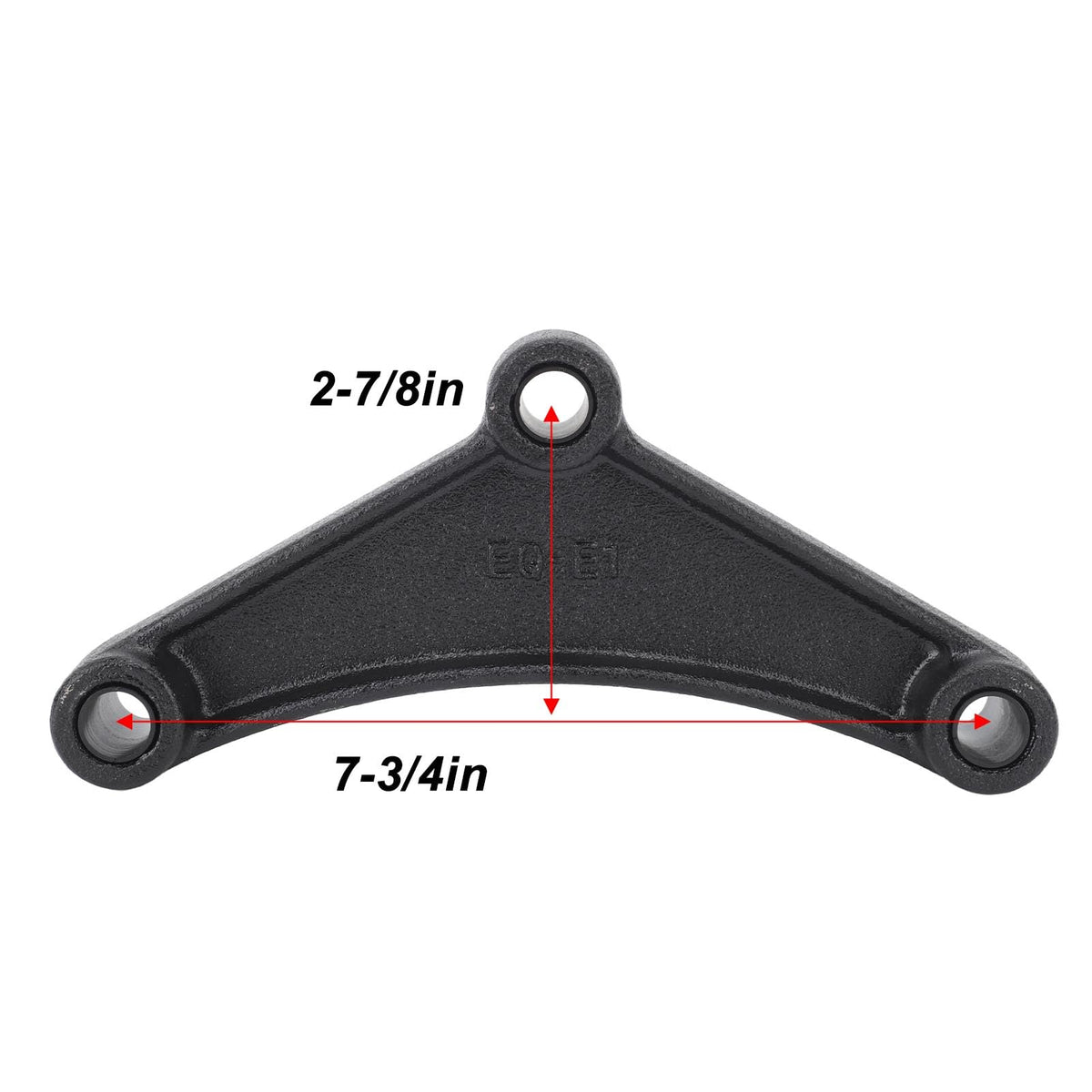 Trailer Axle Hanger Kit Rugged Tandem Trailer Axle Hanger Kit for 1‑3/4in Wide Double Eye Springs For 3500 to 7000 Lb Axles