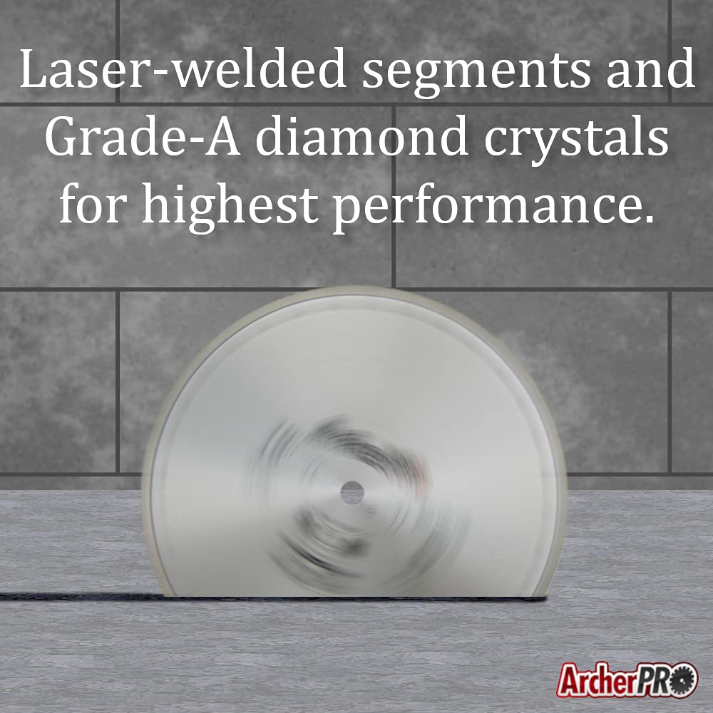 Archer Pro 20" in. General Purpose Diamond Saw Blades for Fast Cutting Concrete, Stone, Masonry, Pavers, Bricks, Blocks