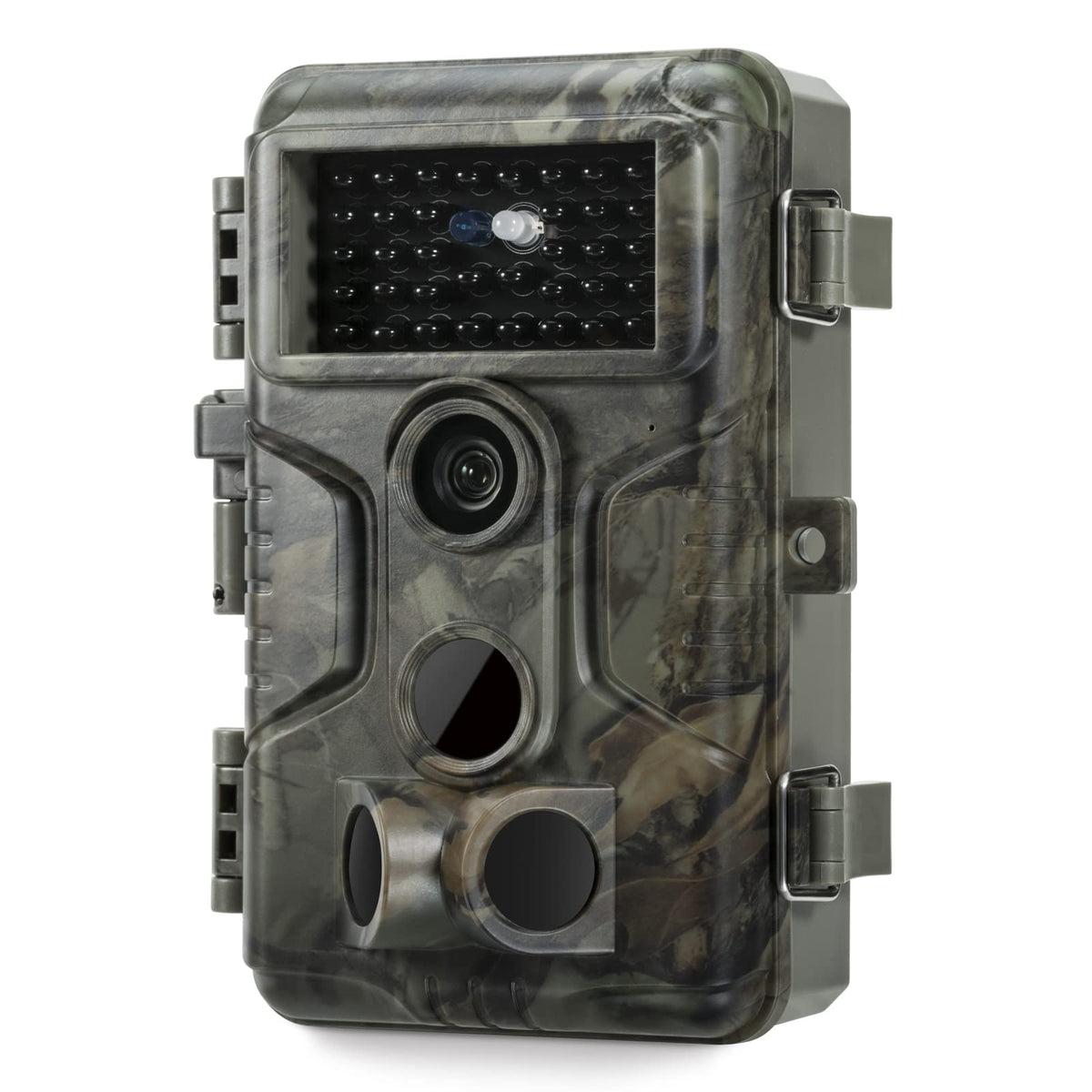 GardePro A3S Solar Trail Camera Bundle (Non-Cellular, Non-WiFi), Enhanced Low-Light Performance, 64MP Photo & 1296P HD Video, 0.1s Trigger, 100ft No-Glow Night Vision, Motion Activated Wildlife Camera