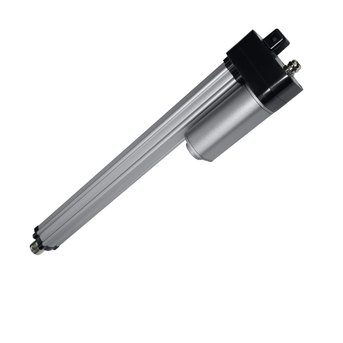 Progressive Automations 24V Water-Resistant Linear Actuator - 12 inches Stroke, 450 lbs Force, IP66 for Industrial, Solar Usage, Brushed DC Electric Motor & Stainless Steel Stroke Rod, PA-10
