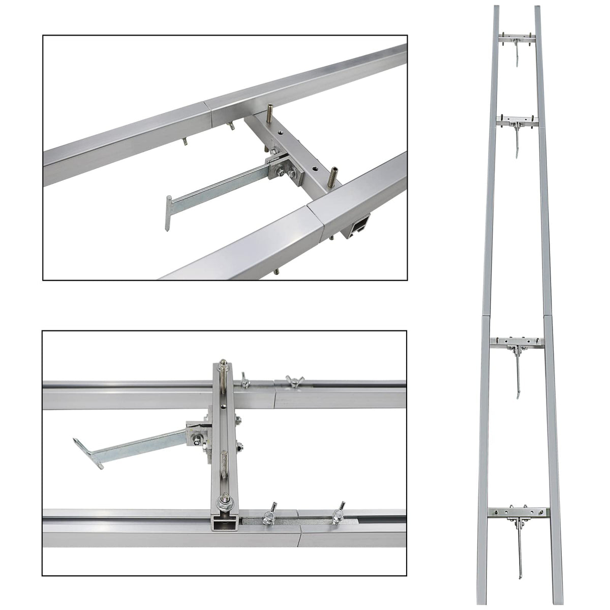 XSLOER Portable Chainsaw Mill 12FT Rail Mill Guide System