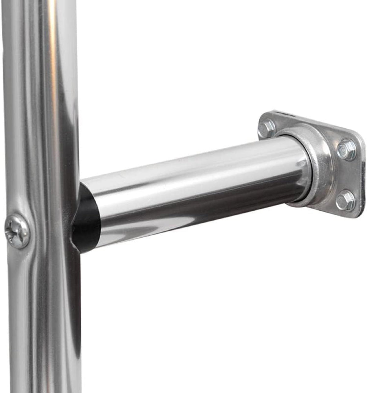 Surco 501L Universal RV/Motorhome Hinged Aluminum Exterior Ladder - Compatible with all RVs Regardless of Make or Model; Brite Dipped Polished Finish
