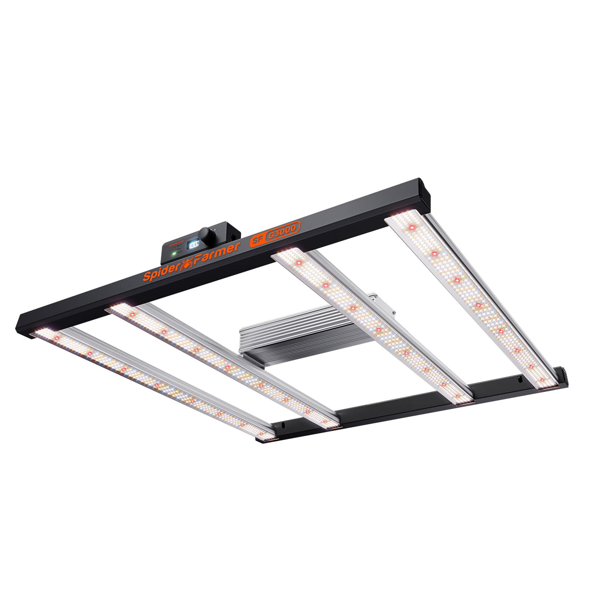 Spider Farmer G3000 Cost-Effective LED Grow Lights 300W, Upgraded App Remote Control, 3x3ft Coverage Full Spectrum Dimmable Bar Style Growing Lamp for Indoor Plants