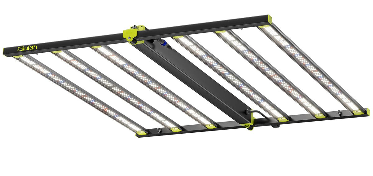 ELUFAH NHI 6500 650W LED Grow Lights, Commerial Full Spectrum Bar Style LED Grow Lamp for Indoor Plants, Dimmable Daisy Chain, 4x4/5x5ft Coverage Growing Lamp for Hydroponics, Greenhouse Plant Growing