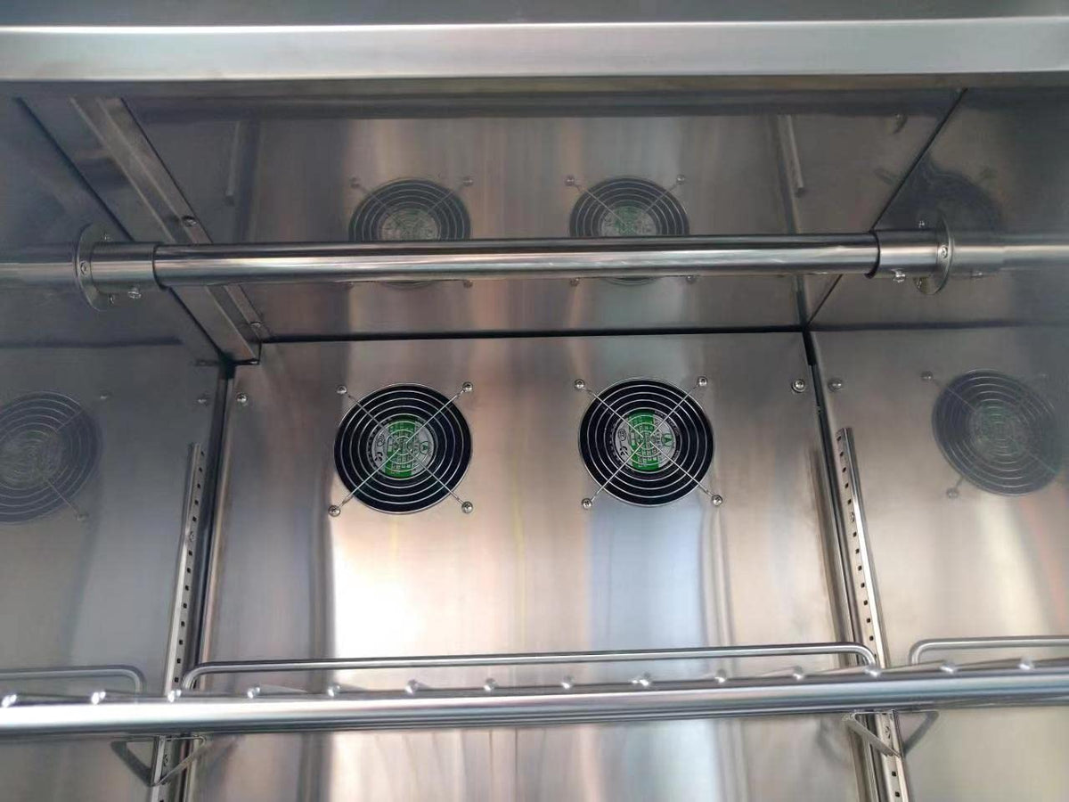 Kolice Commercial Beef Aging Showcase Freezer, Dry Aging Beef Fridge and Cabinet, Steak Aging Machine,Commercial Steak Ager-168L, 3 Tiers, Smart Temperature and Humidity Controller