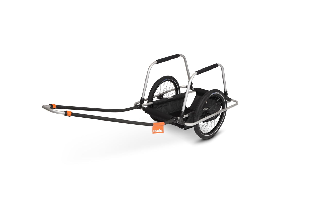 Thule Reacha Sport Bike Trailer - Bike Cargo Trailer - Modular Design for Daily and Recreation use - Lightweight Aluminum Frame - 77lb Capacity - Adjustable towbar to Pull Gear up to 15ft Long