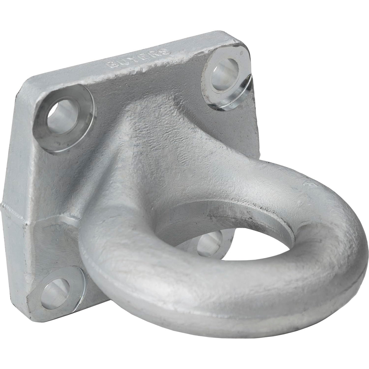 Buyers Products BDB13850Z Heavy Duty Forged 4 Bolt Zinc-Plated Drawbar, 60,000 MGTW, Pintle Hitch Lunette Ring for Truck & Trailer Towing