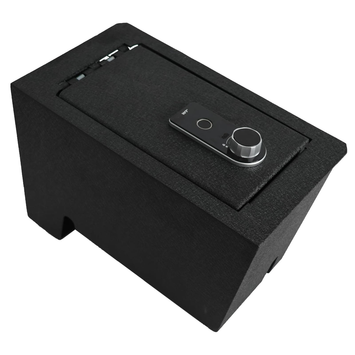 Center Console Safe Vault - KEREN Console Gun Safe Box Compatible with Toyota Tundra 2022-2026 and Toyota Sequoia 2023-2026, with Superior Fingerprint Lock