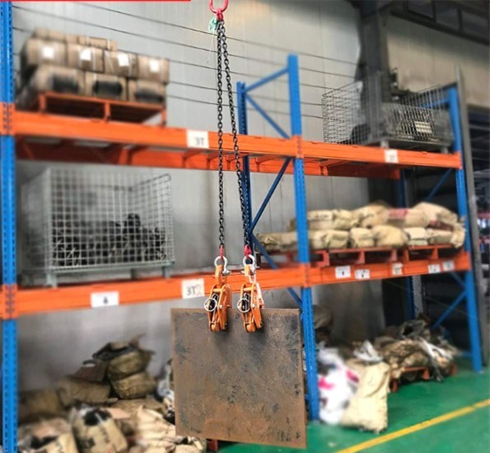Vertical Plate Lifting Clamp 11023LB/ 5 ton Heavy Duty Alloy steel Hoisting hook for Industry Crane Home Business (CapacIty 5 ton)