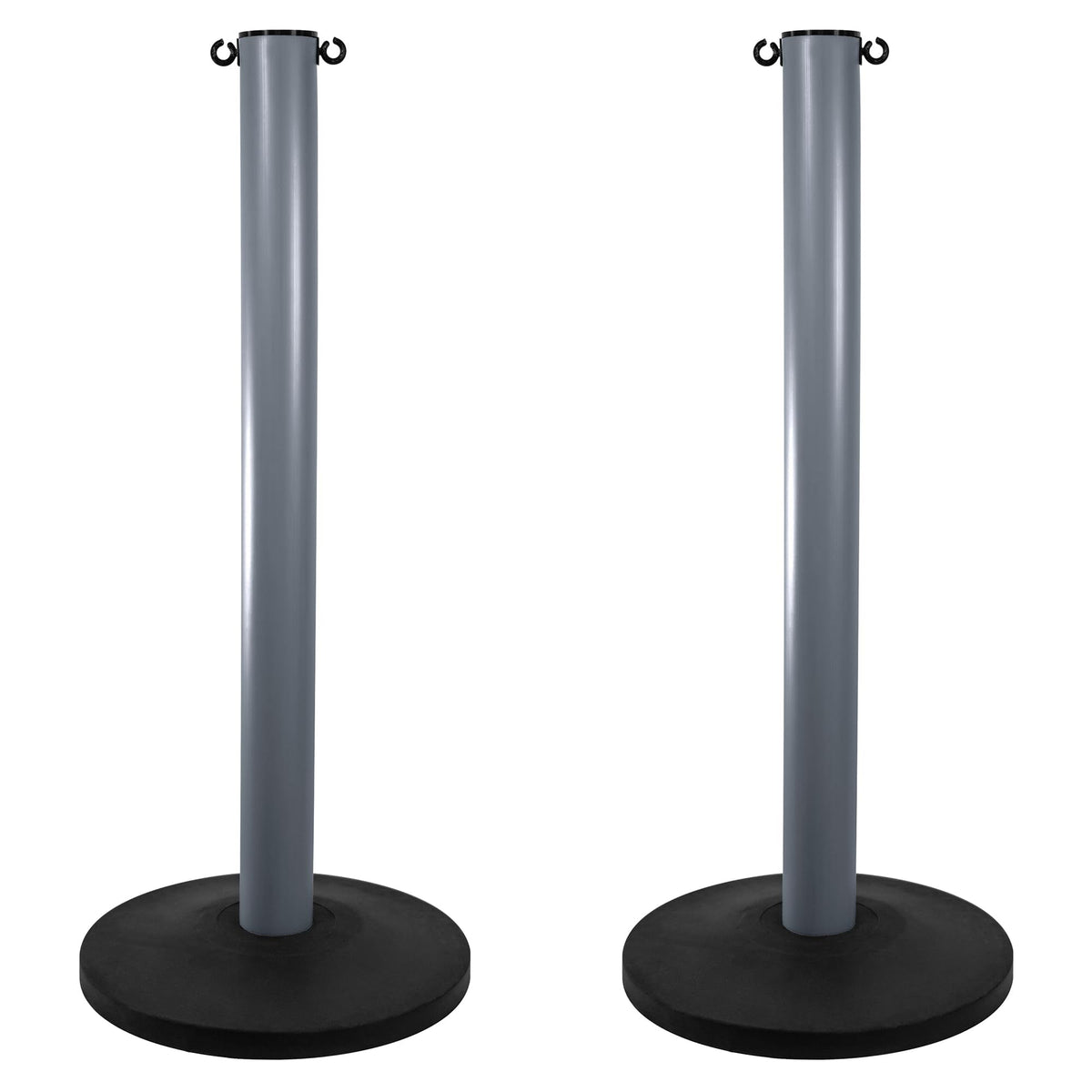 Mr. Chain Silver 3" Heavy Duty Industrial Stanchion