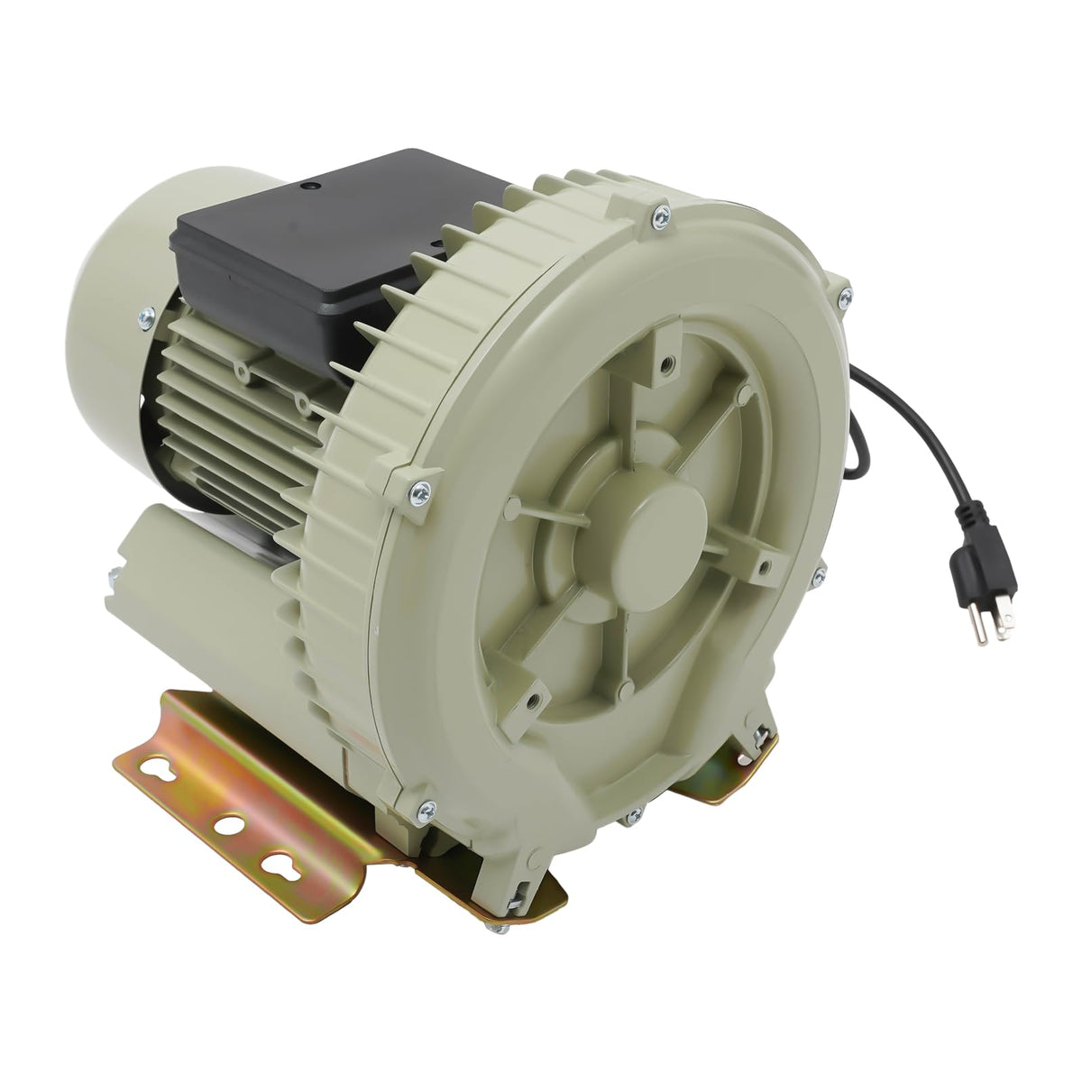 Aquaculture Vortex Air Blower Pump, 370W 12Kpa Industrial Fish Tank Electric Air Pump High Pressure Blower for Aquarium Pond