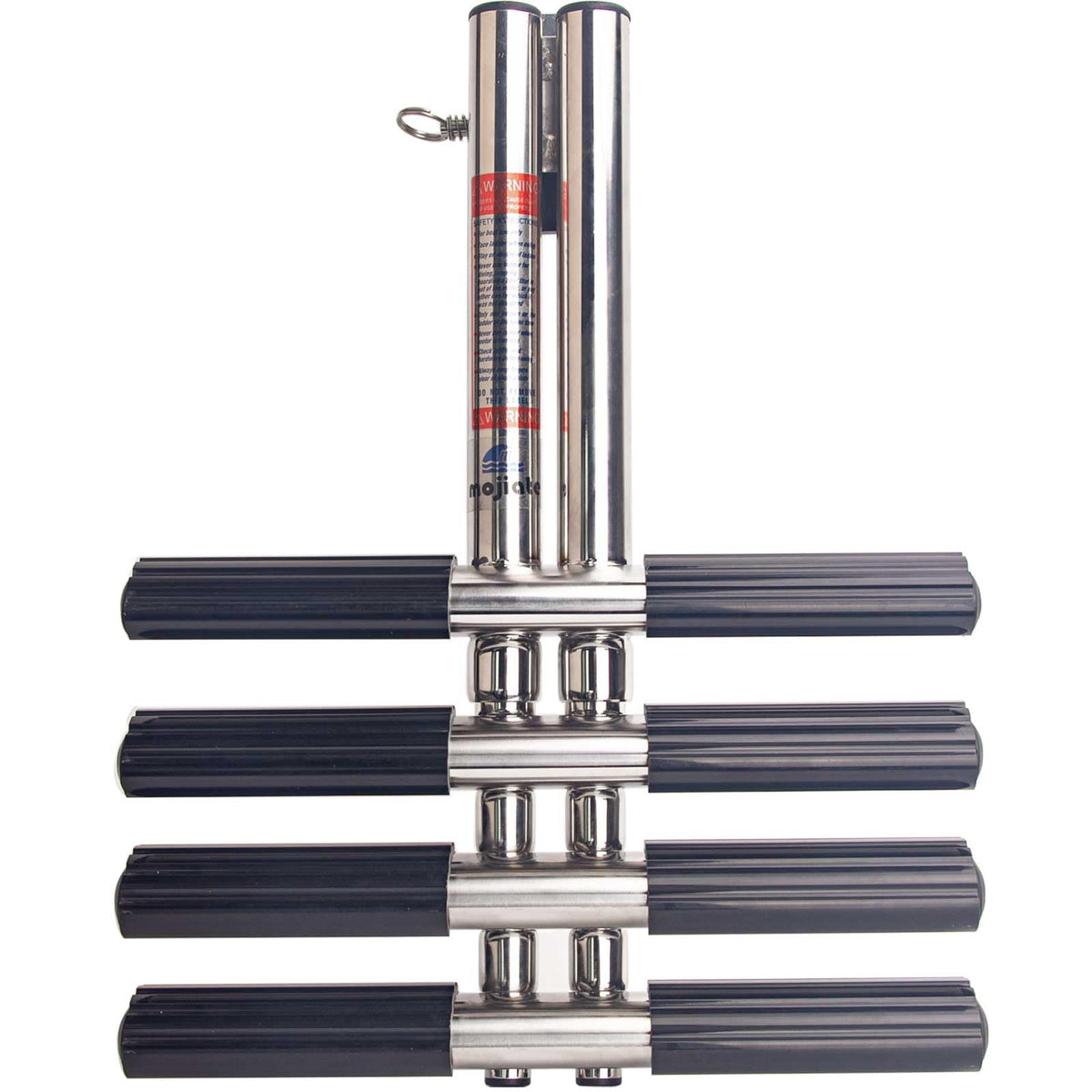 Mojiate 4-Step Stainless Steel Dive Ladder - Heavy Duty Telescoping Boat Ladder for Marine, Yacht, RV & Camper