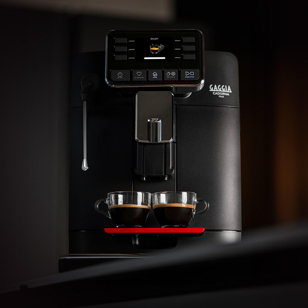 Gaggia Cadorna Barista Plus Super-Automatic Espresso Machine, Black, Medium