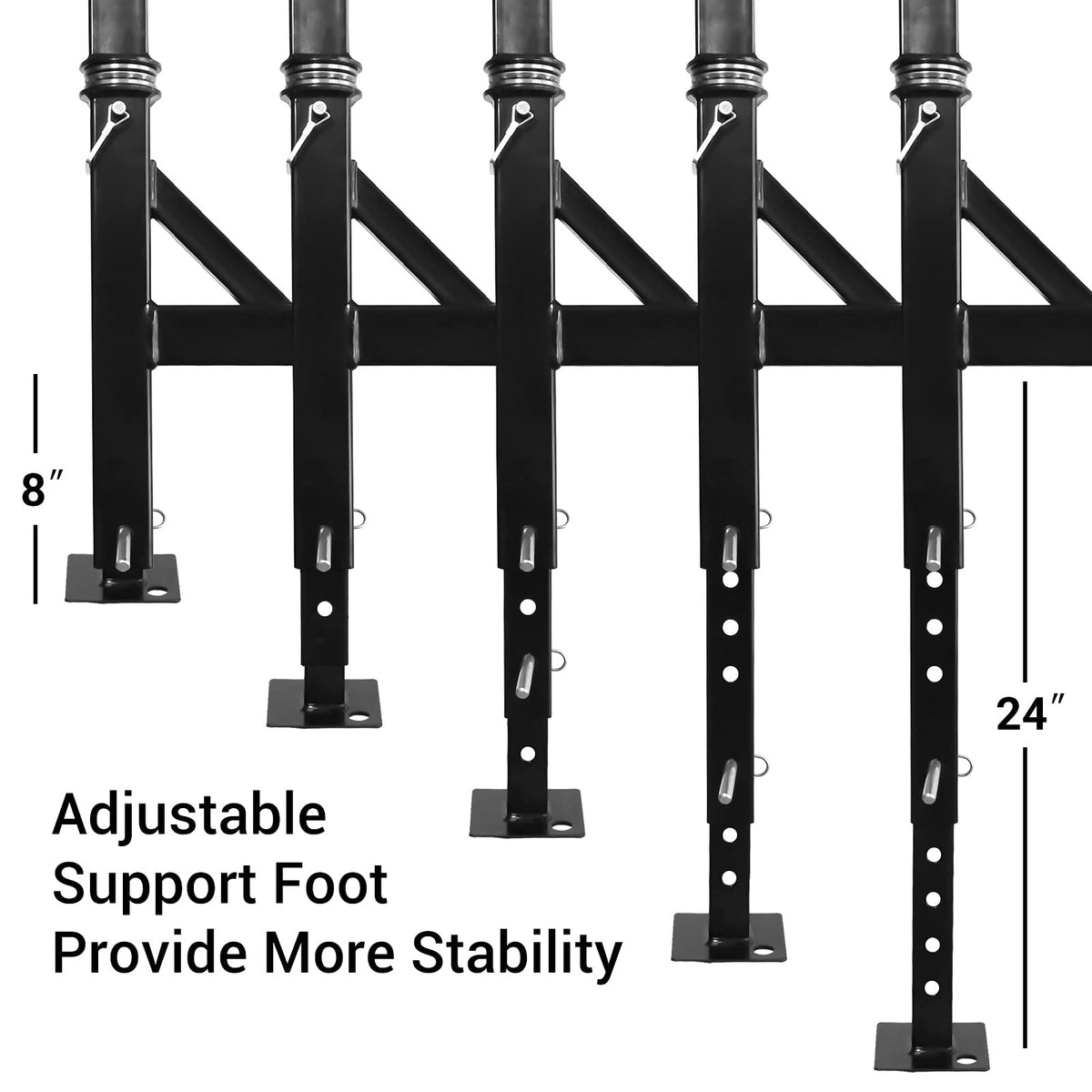 Highwild Truck Hitch Game Hoist & Gambrel - 500lbs with 360 Degree Swivel - Complete Hoist Kit (Included Winch/Gambrel)