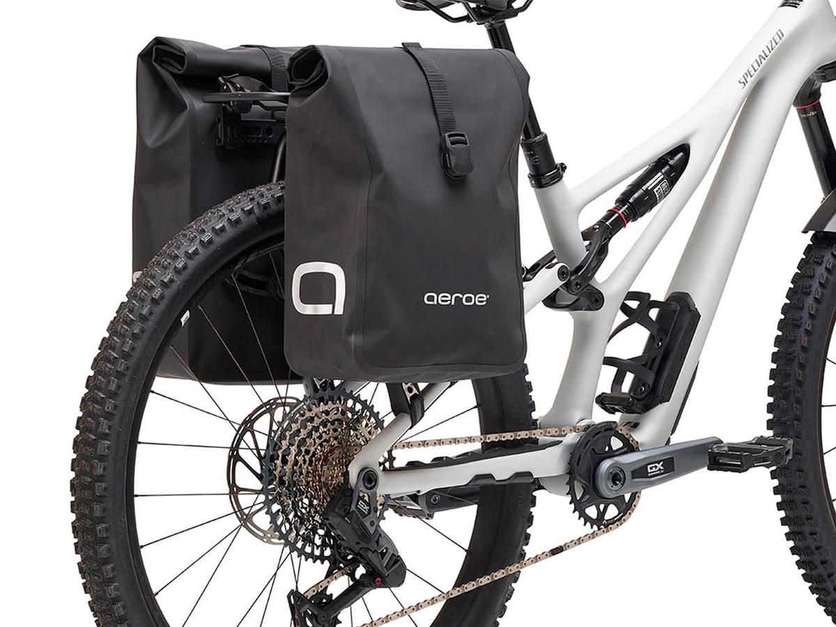 AEROE Spider Pannier Rack, Fits Mountain Bikes E MTB, Electric Mountain Bikes, Gravel. Easy Install & Use, Fits Any Brand Pannier Bag & Rack Trunks, Holds 35Lbs