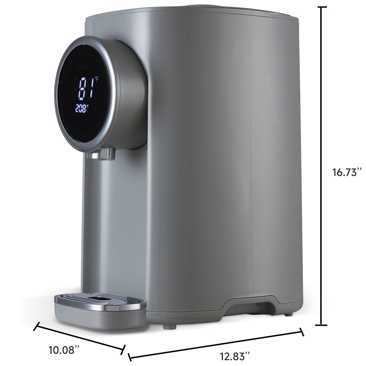 OCTAVO Water Boiler & Warmer 5 Liter, 304 Stainless Steel Water Tank, 700 Watt 6 Adjustable Water Temperature, LCD Touch Control Screen, Child Lock with Water Shortage Indicator