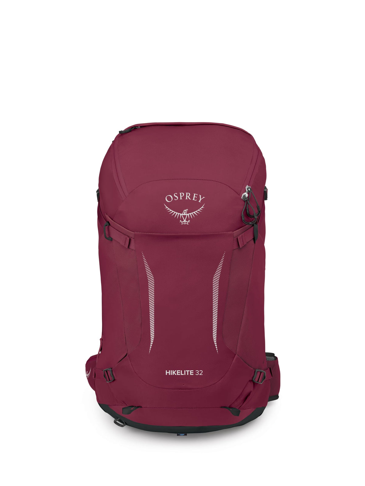 Osprey Hikelite 32L Lightweight Hiking Backpack - Durable Travel Daypack with Rain Cover for Men and Women, Chameleon/Black, M/L