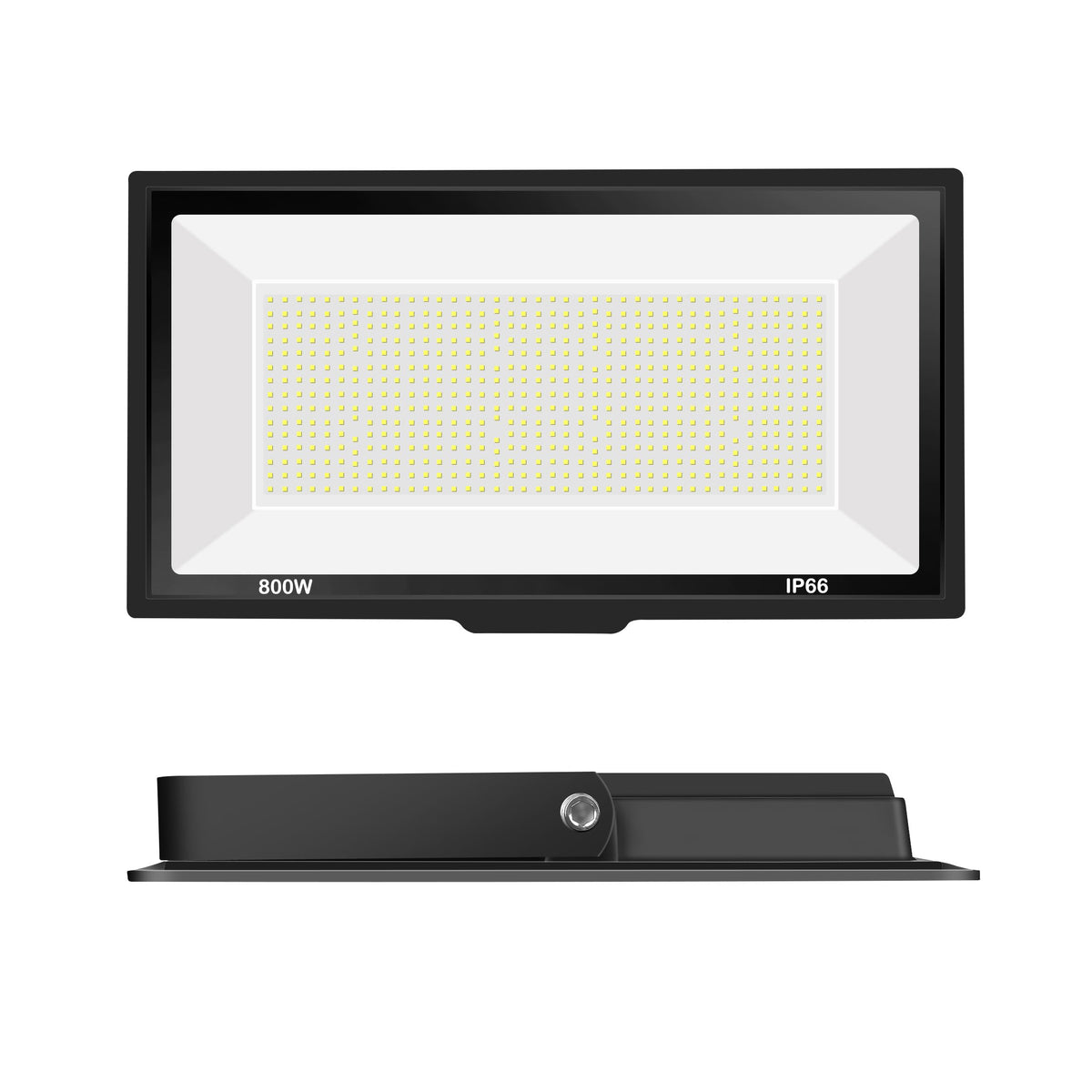 Gopretty 800W LED Flood Light Outdoor,3600W Equivalent Super Bright FloodLight with Plug,80000LM 6000K Daylight White IP66 Waterproof Commercial Lighting for Sports Fields,Courts, Arena, Stadium