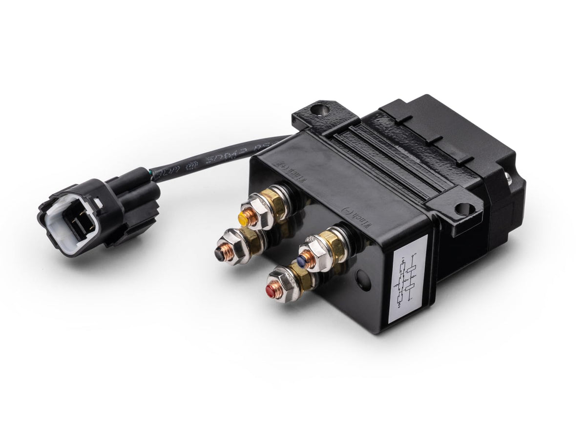 SuperATV 4500 lb Winch For UTV/ATV | Complete Black Ops Winch Kit | Waterproof Seals And Solenoid | 1.3 HP Motor | 166:1 Gear Ratio