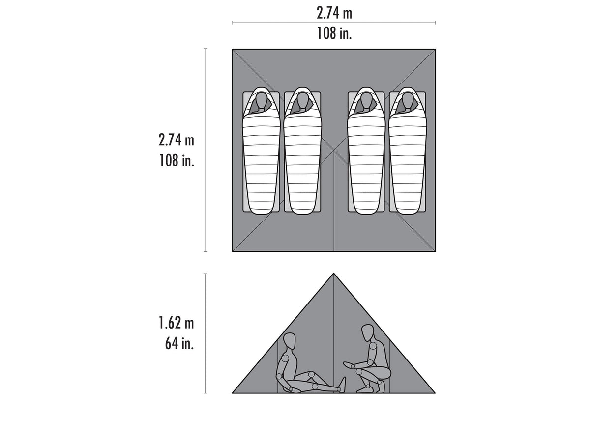 MSR Front Range 4-Person Ultralight Tarp Shelter
