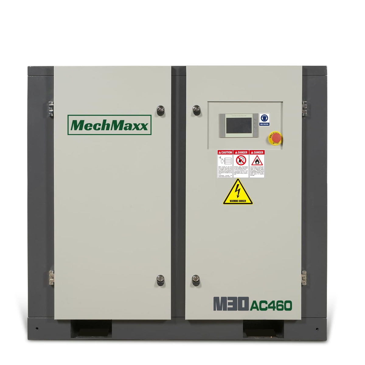 MechMaxx 106CFM Industrial Rotary Screw Air Compressor 30HP 116PSI 460V 3Phase Industrial-Grade,Model M30AC460
