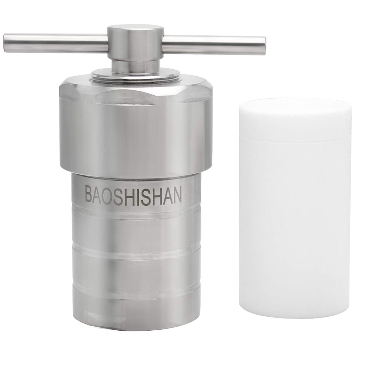 BAOSHISHAN 100ml Hydrothermal Autoclave Reactor, 304 Stainless Steel PTFE Lined for Lab Hydrothermal Process (100ml)