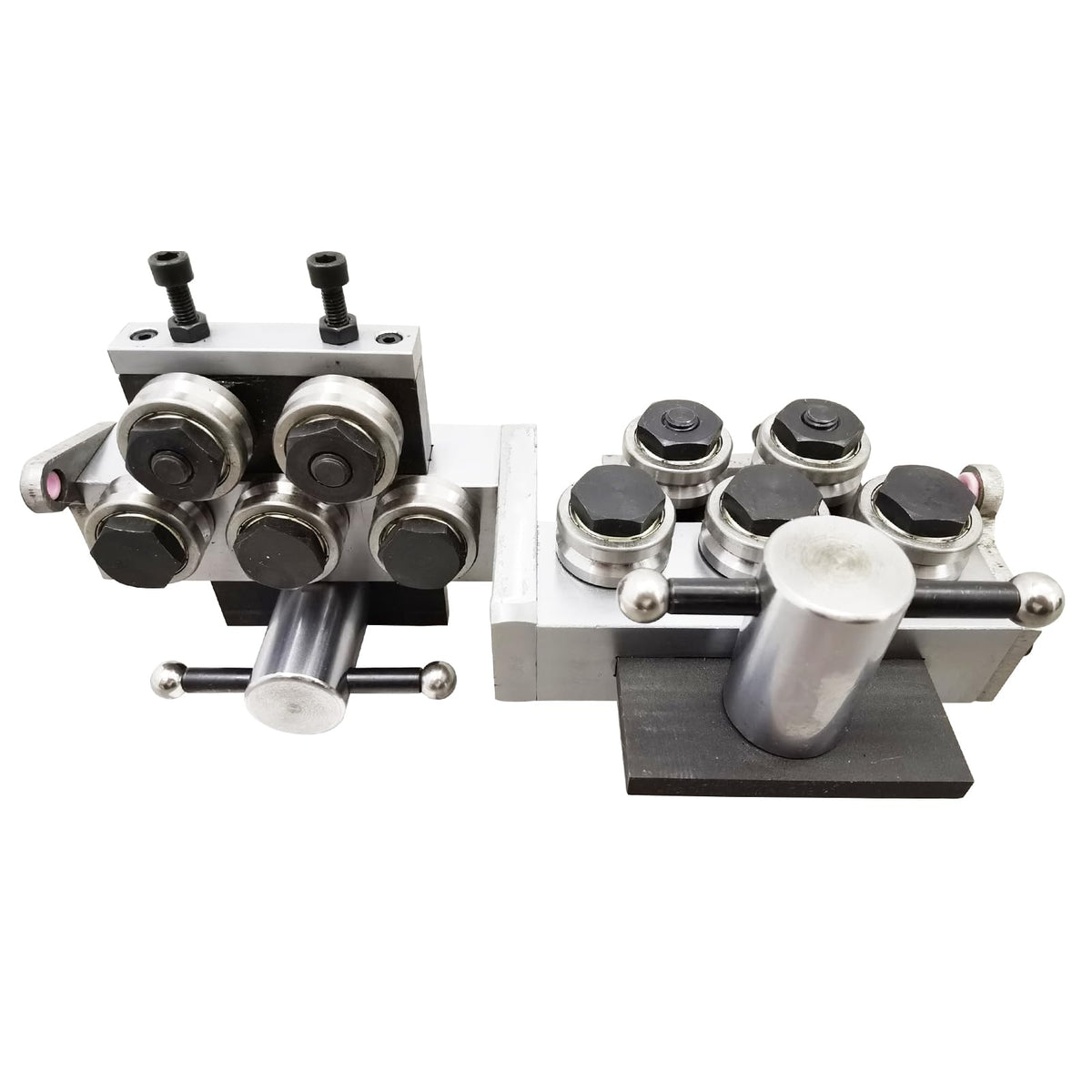 PreAsion Metal Wire Cable Straightener Straightening Machine with 10pcs V Shape Straighten Wheels Adjustable Diameter 2-4mm Straightening Tool for Different Metal Wire