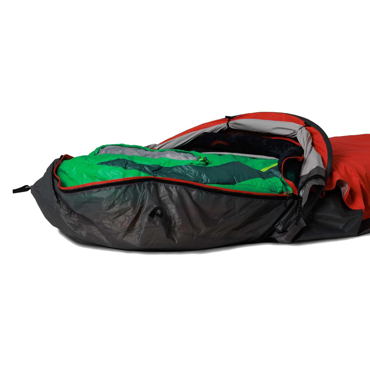 Outdoor Research Helium UL Bivy | Waterproof & Durable Ultralight Single Person Backpacking Tent, Clam Shell, No-See-Um Mesh, Spice, One Size
