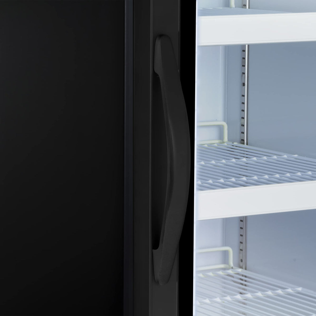Maxx Cold MXM1-12FBHC 25-Inch-Wide Glass Door Merchandiser Freezer, Free Standing with 12 Cu. Ft. Storage - Black