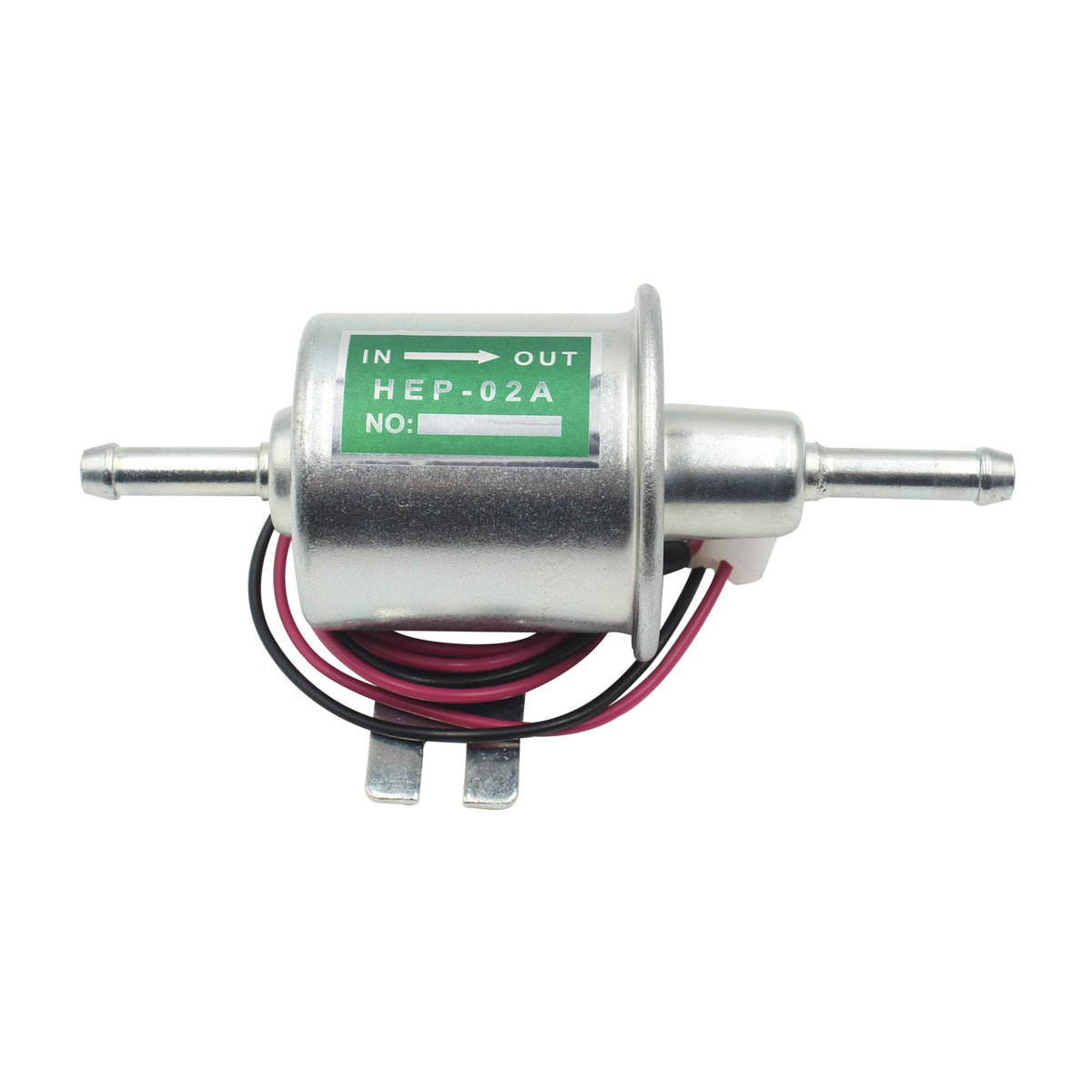 Yezoauto 12V Universal Electric Fuel Pump Low Pressure 4~7 PSI Inline Diesel Gas Compatible with All 12V Cars Trucks Boats Carburetor Lawnmower and Generators HEP-02A ATV