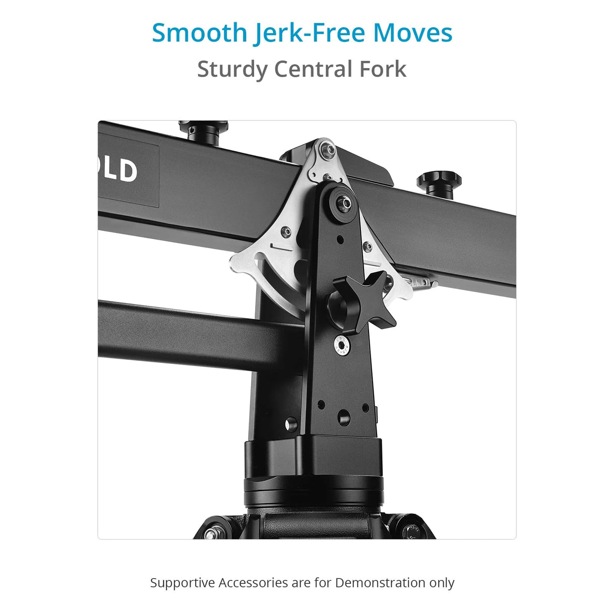 PROAIM 7.2ft Wave Fold Video Camera Jib Crane. 15kg/33lb Payload. 100mm Camera & Tripod Mounting. Quick Dovetail Mechanism. Telescopic Front & Rear Pivot Adjustments (JB-WVFD-01)