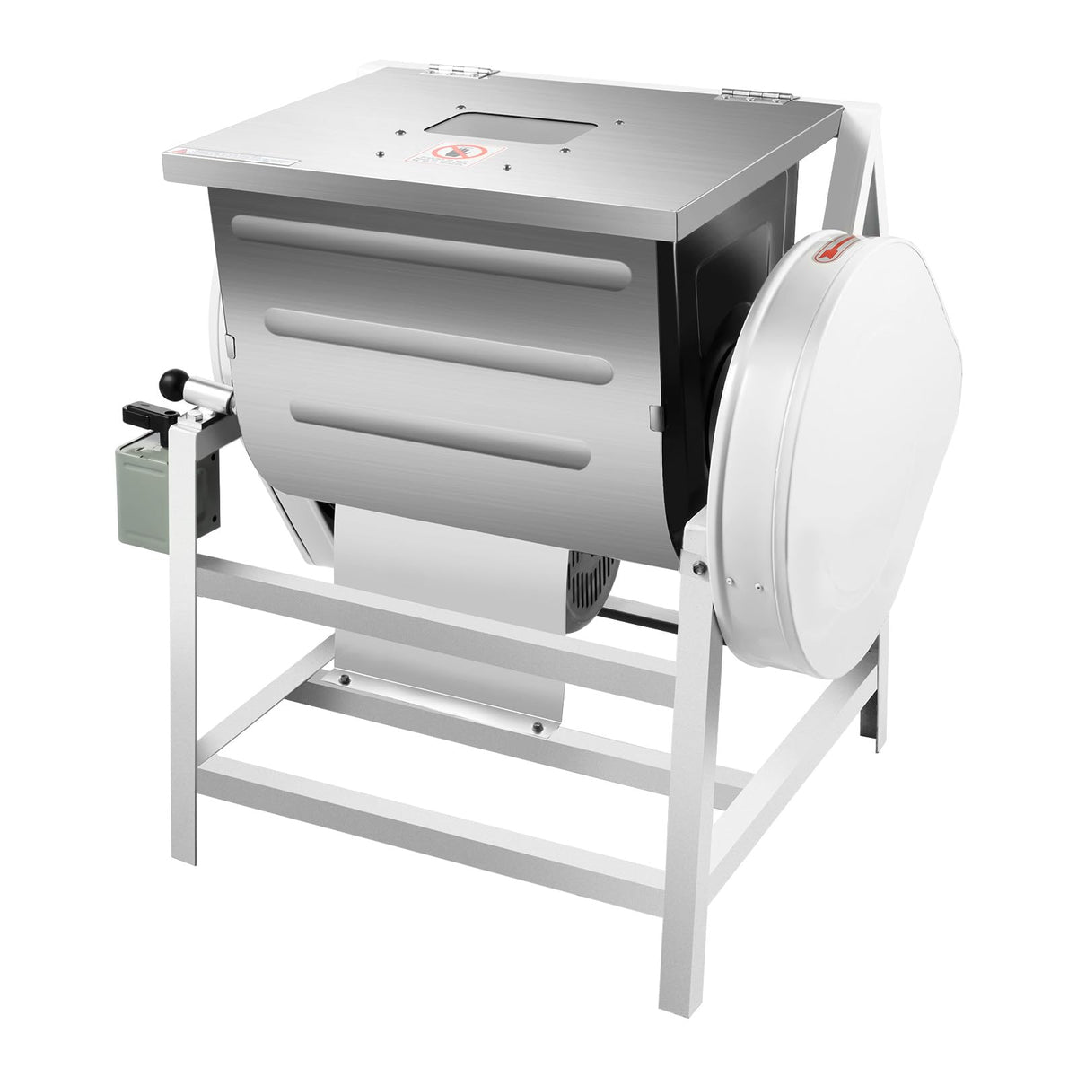 Commercial Dough Mixer Big Electric Flour Mixing Machine 1500W 30QT Large Capacity Heavy Duty Dough Kneading Machine with 90° Tilt Bowl, Dual Rotation for Bakeries, Pizzerias, Restaurants