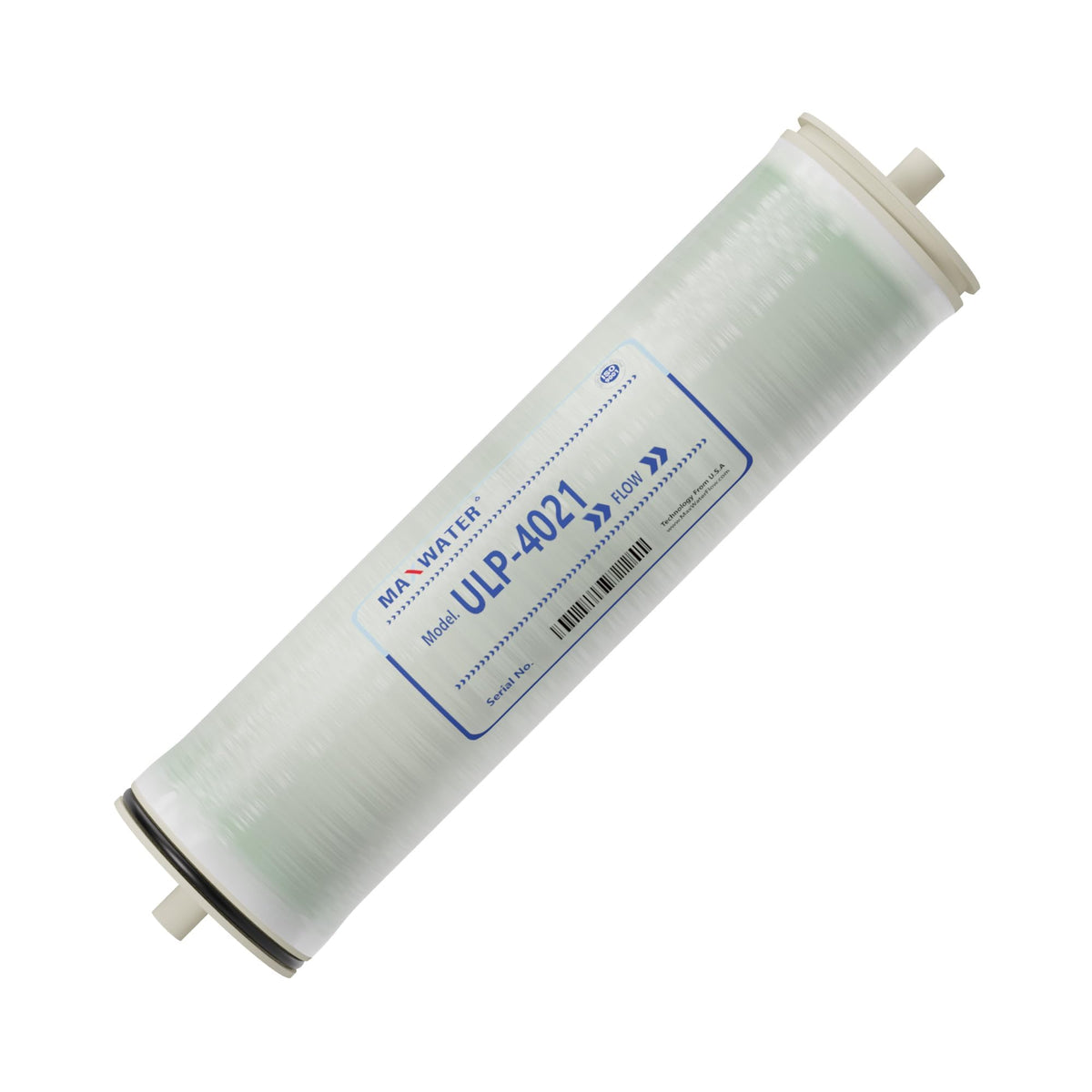 Max Water ULP-4021 Reverse Osmosis 4" x 21" RO Membrane, 950 GPD | For Water Purification Desalination Commercial, Industrial, Agricultural | Compatible with Dow Filmtec TW30-4021